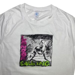 2000s The Clash x London Calling music band women's shirt